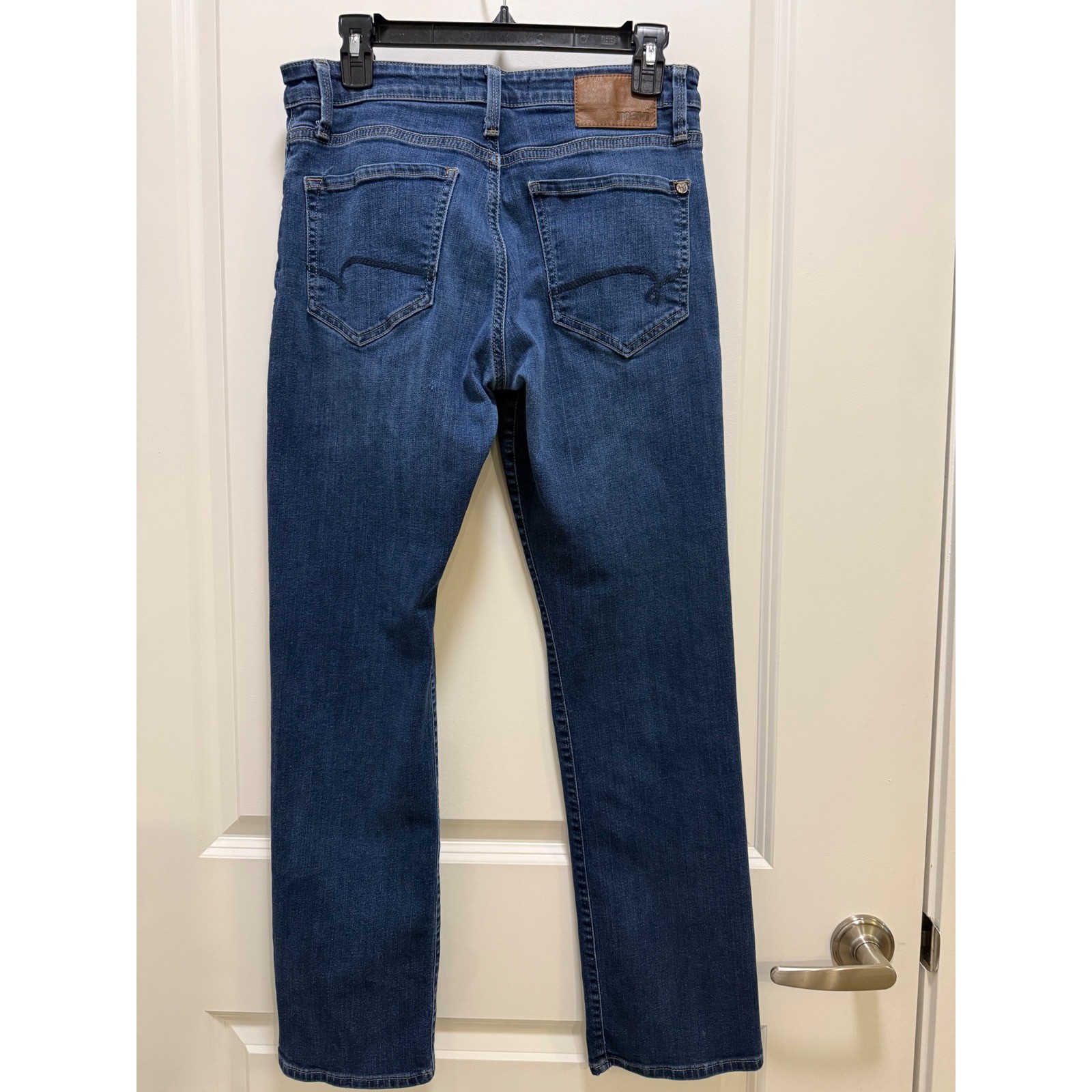 Mavi Jeans Zach Straight Leg Mens 30×32 Medium Wash Blue Denim Pants ASU10634