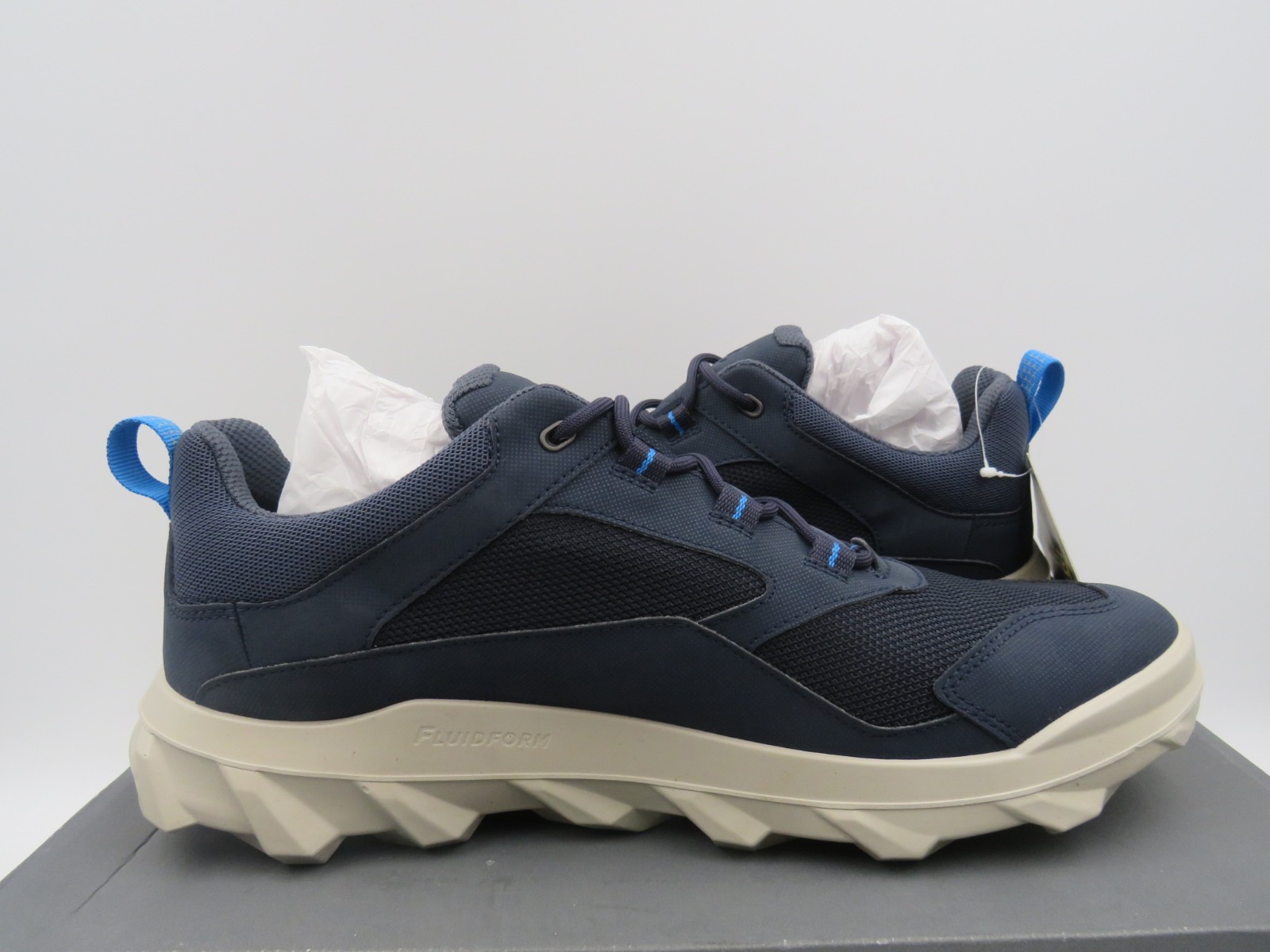 Sneakers ECCO MX M Night Sky Marine Men Size 10-10.5 Blue/White NEW