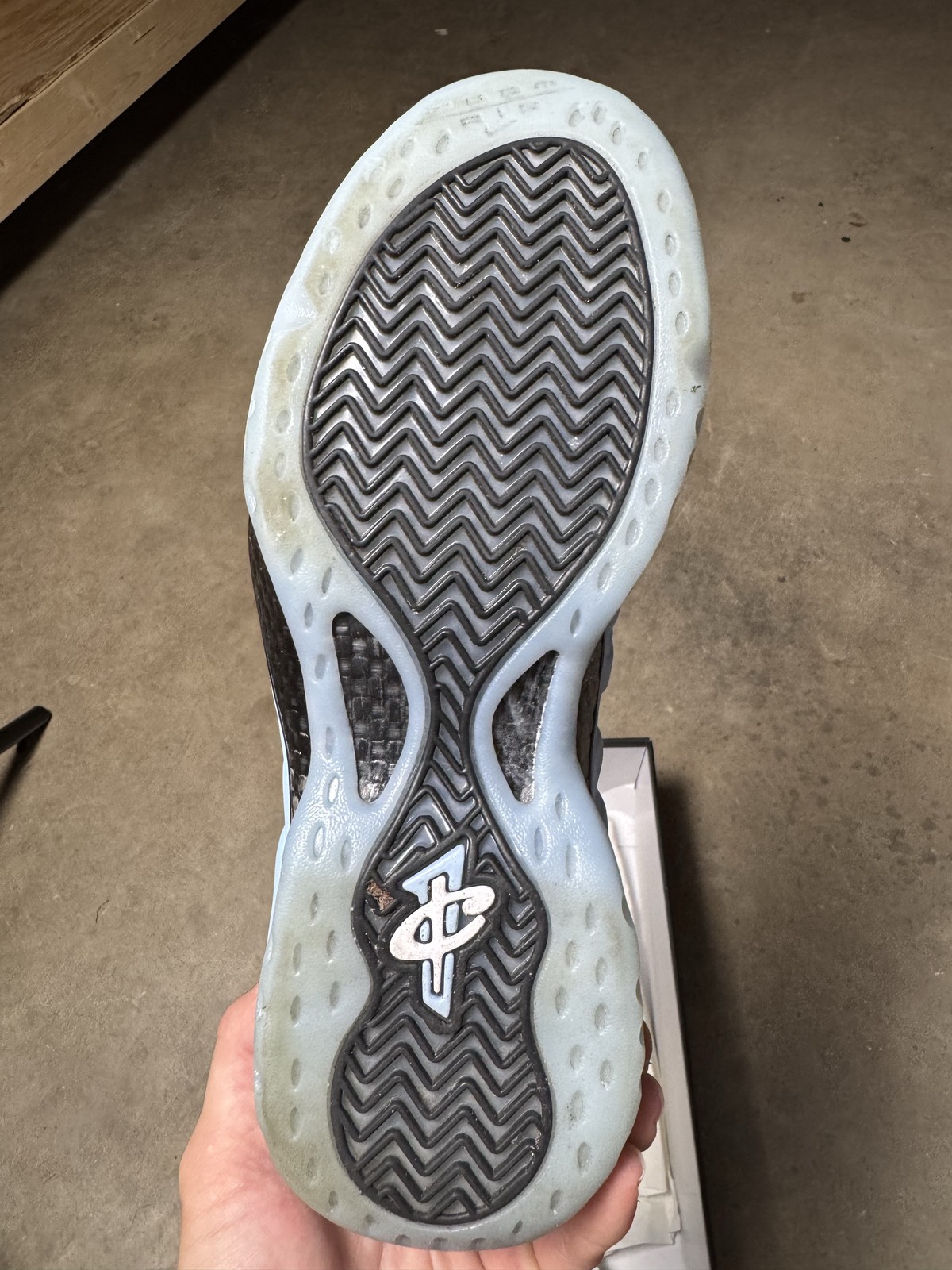 Size 8M/9.5W – Nike Air Foamposite One Psychic Blue HJ6014-400 Pre-Owned