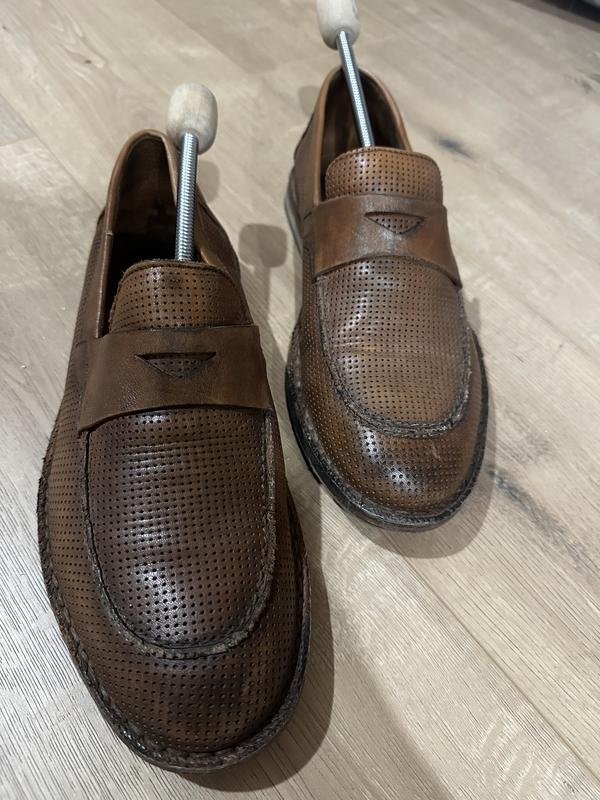 Men Strellson Boots Brown Leather 42