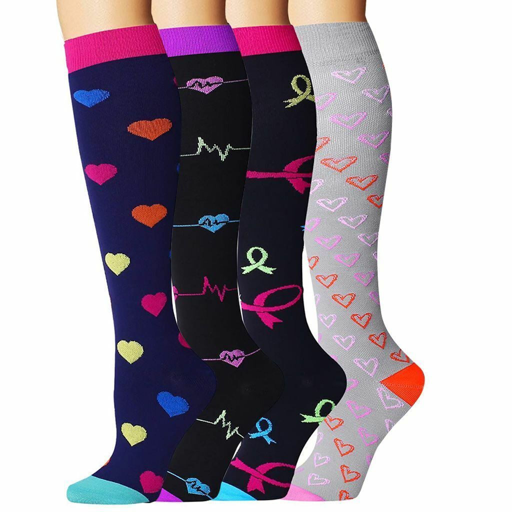 Compression Socks Stockings Knee High Womens Mens Medical 20-30 mmHG S/M-X/XL US