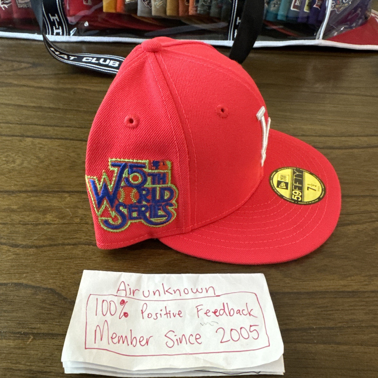 Brand New Hat Club Jae Tips Los Angeles Dodgers 7 1/2