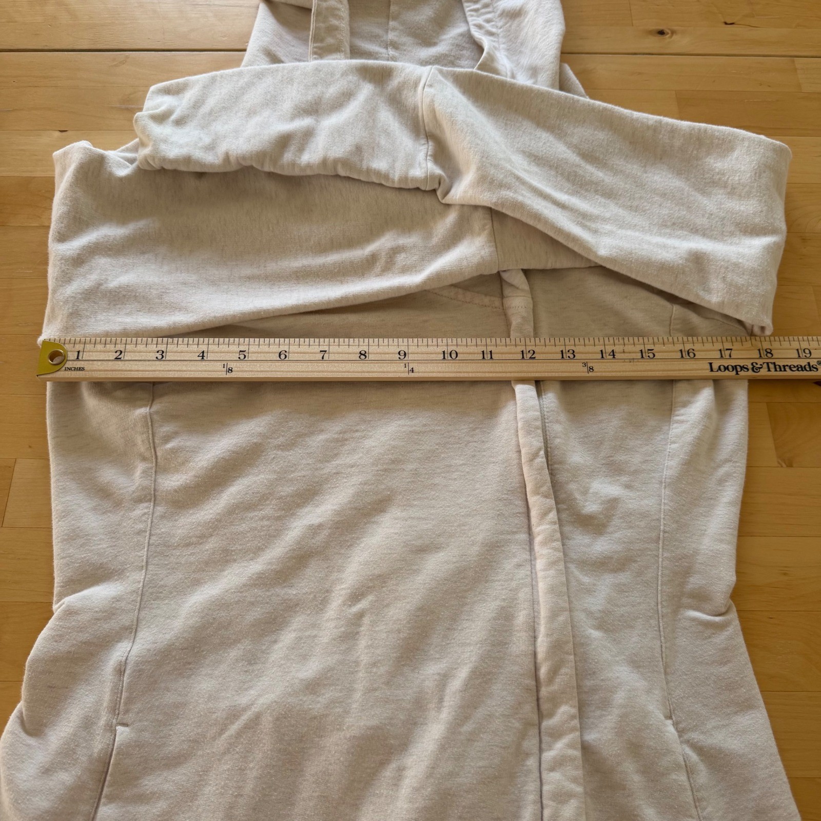 The North Face Asymmetrical Zip Hooded Thumbhole Tunic Oatmeal Womens S Gorpcore