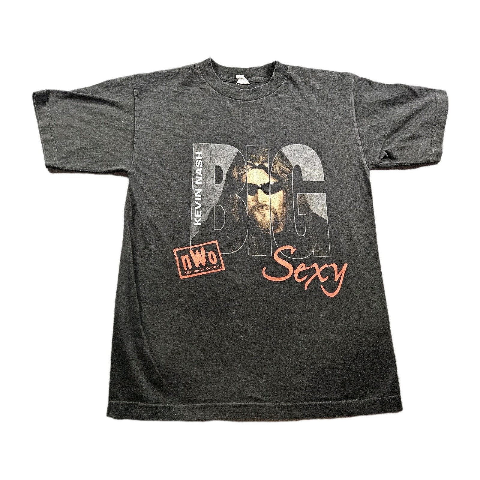 Vintage Big Sexy Kevin Nash 90s WCW Wrestling Graphic T-shirt Size M