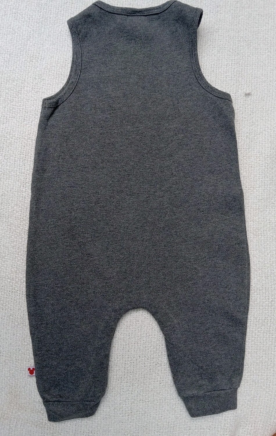 Disney Baby”True Original” Mickey Mouse Design Knit Overall- Size 18 Months-READ