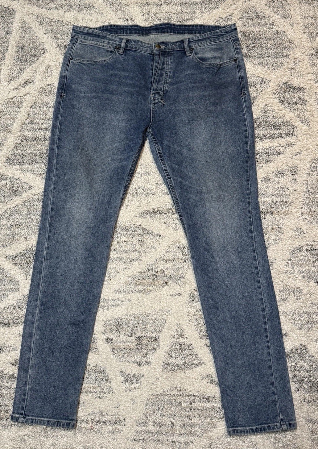 Men’s Ksubi Van Winkle Relik Denim Jeans 40X 32.5 Slim Fit Blue