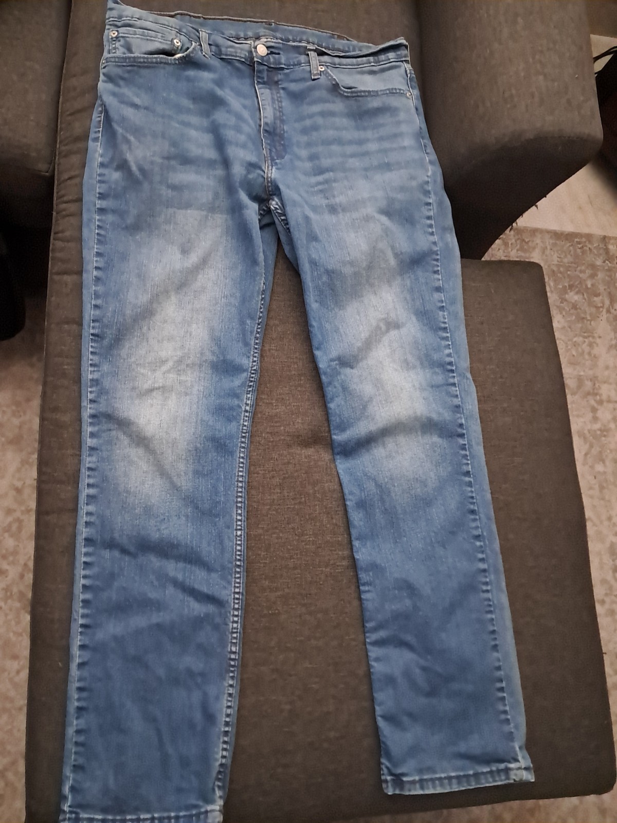 Levi’s 511 Mens Jeans 38×34 Light Blue Denim Straight Leg Work