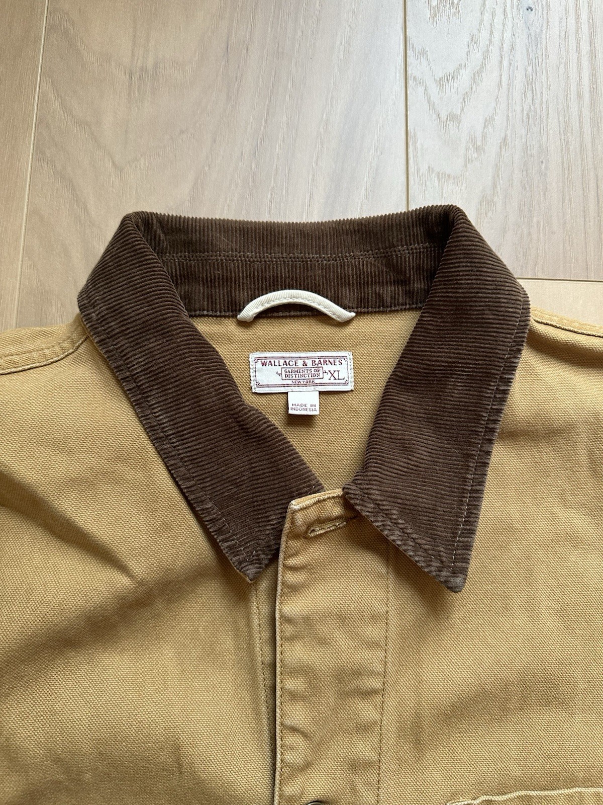 Wallace & Barnes J Crew Duck Canvas Chore Coat Jacket Xl