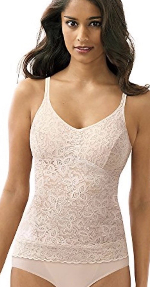 Bali Lace N Smooth Shapewear rosewood