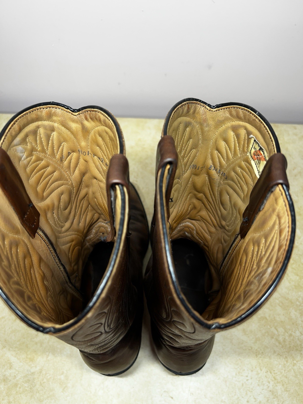 Vtg Red Wing Pecos Cowboy Boots 9801-1 Brown Men’s 10 D Good Year Made in USA