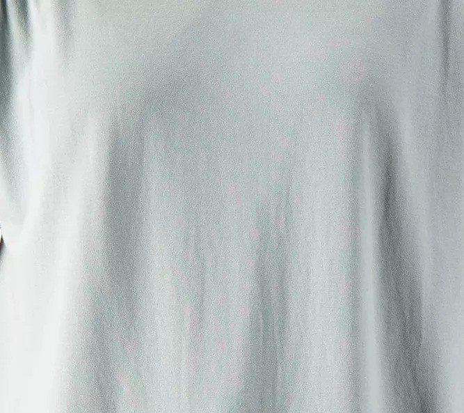 Laurie Felt Cotton Rayon Made From Bamboo Smocked Shoulder Tee Shirt Sage XXS Ne