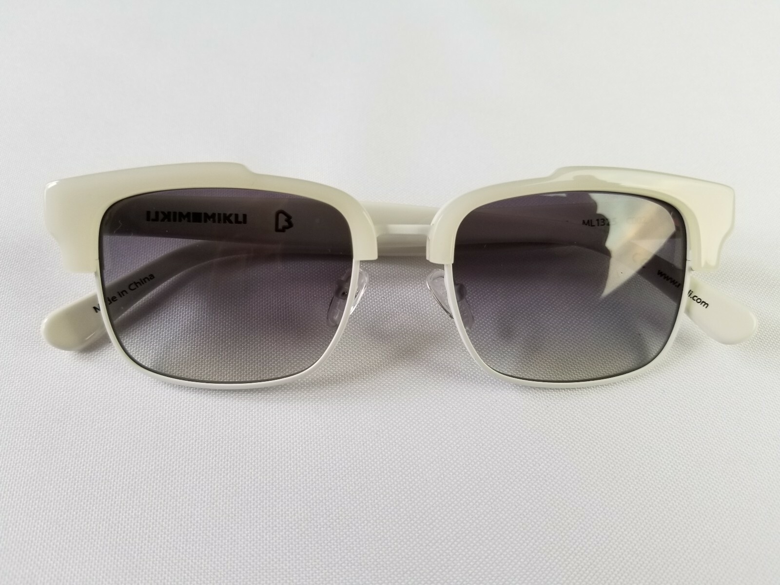 MIKLI BY ALAIN MIKLI ML1325 C002 WHITE UNISEX SUNGLASSES