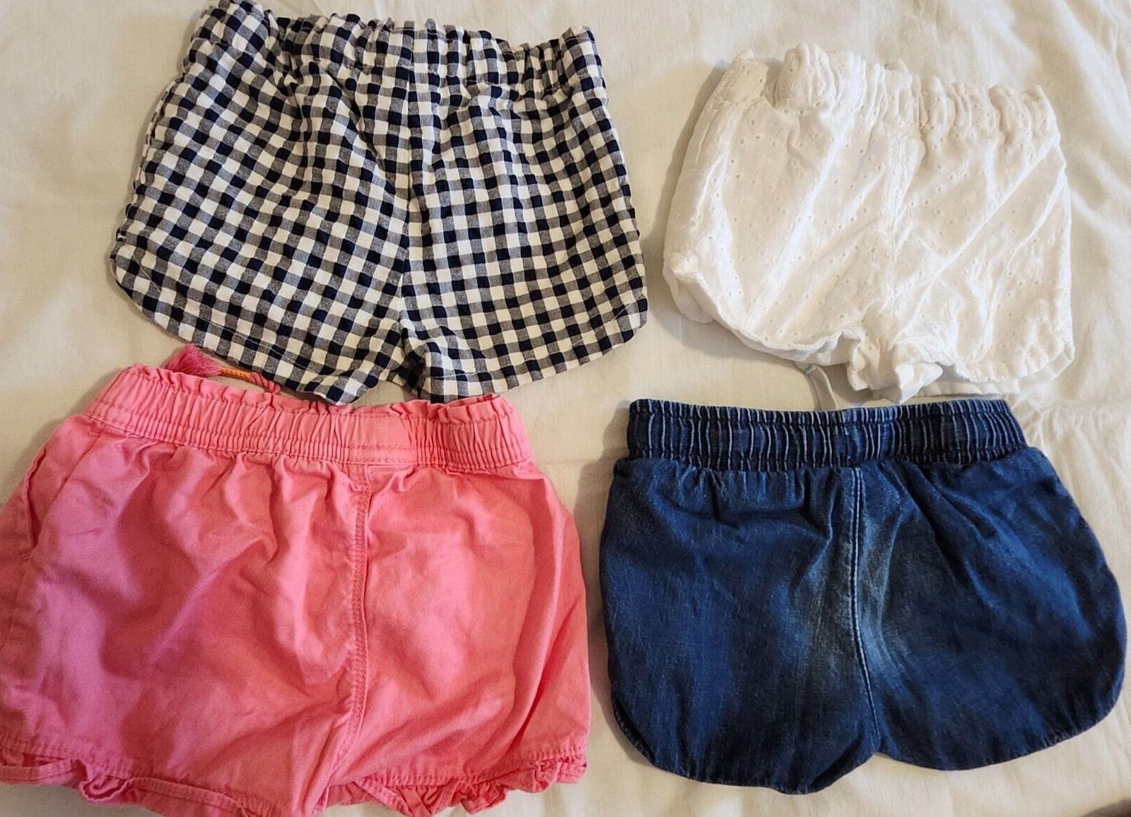 Lot of 15 pieces girls baby clothes size 6-12 months-pre-owned-Spring/Summer