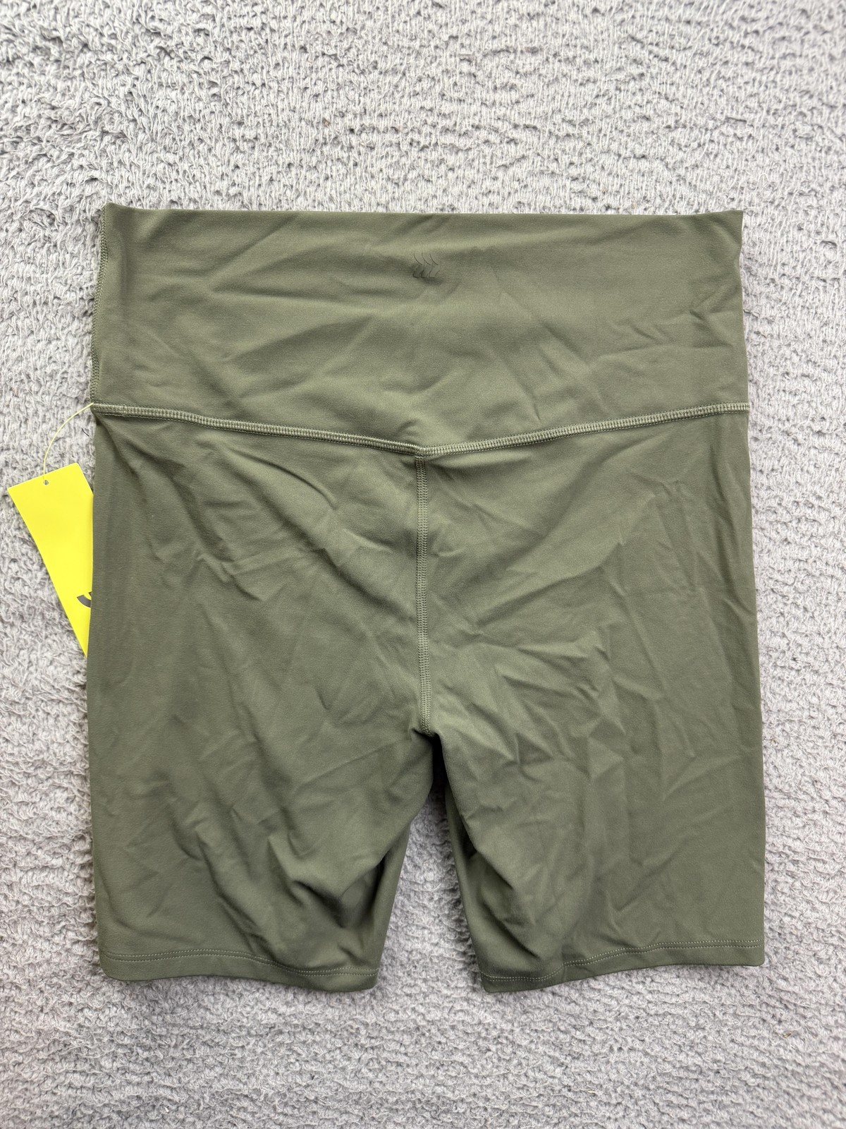 All In Motion Womens Large Green Everyday Soft Ultra High Rise Bike Shorts 8″