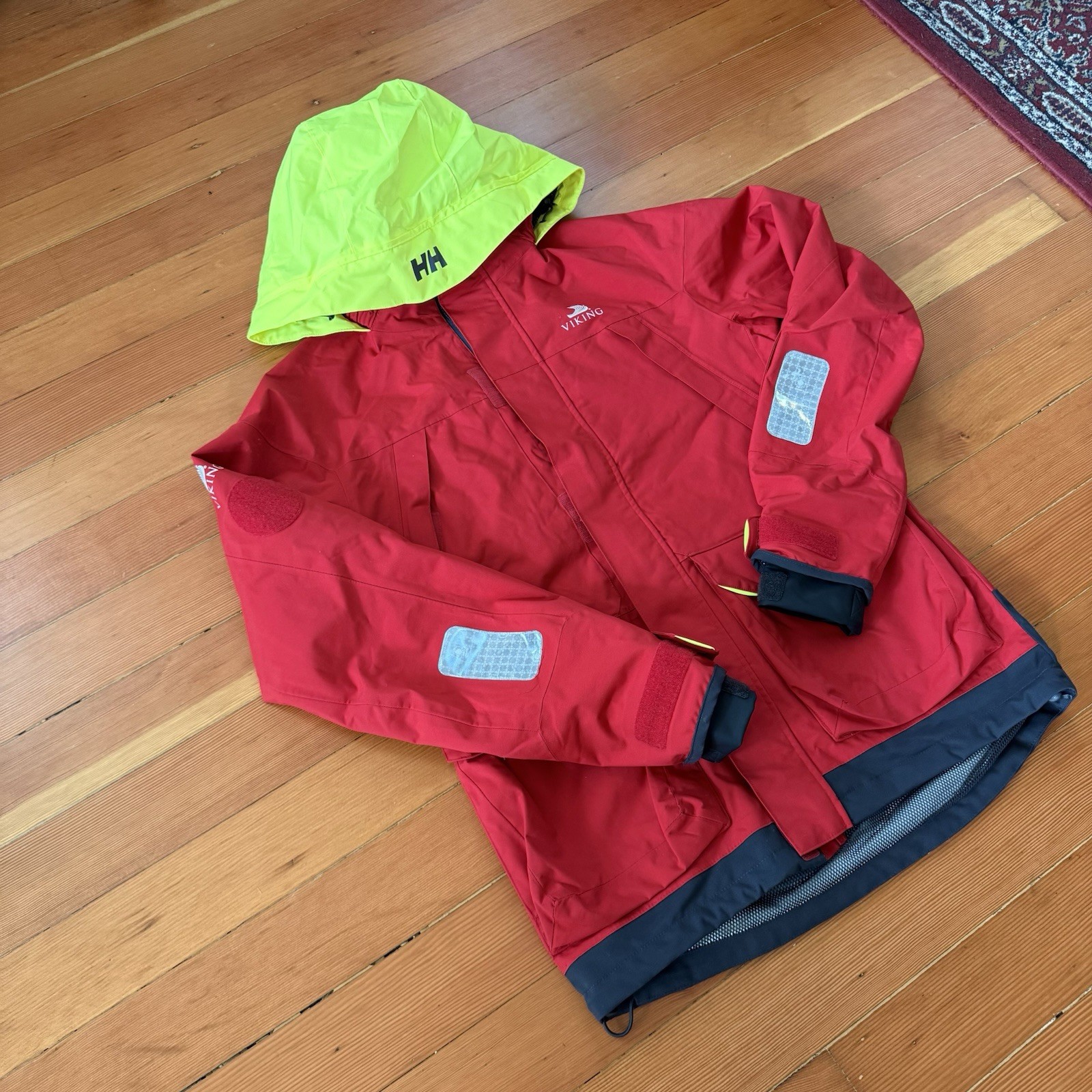 Helly Hansen Ægir Race 2.0 Sailing Jacket Viking Cruises AECO IAATO Sz S Red