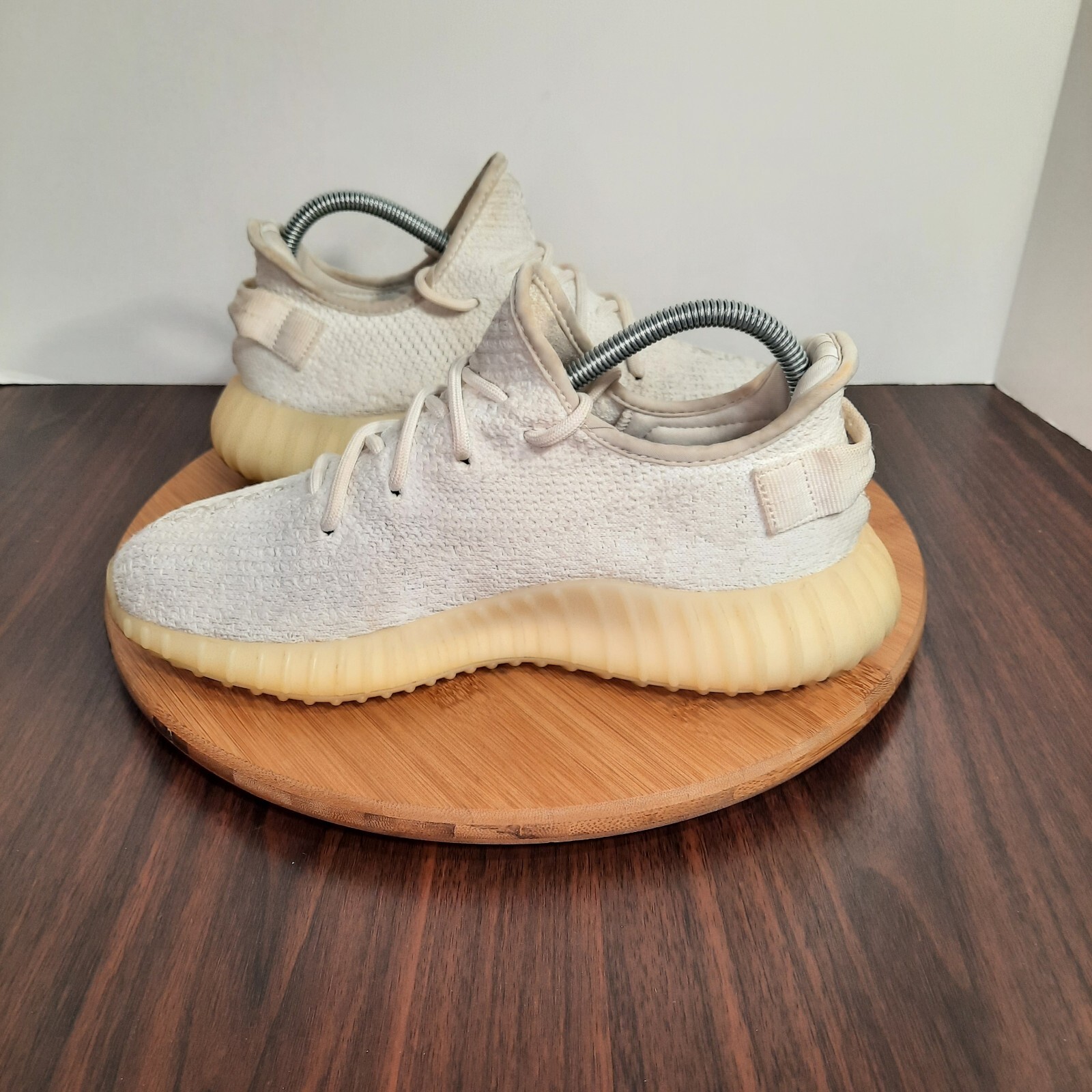 Adidas Yeezy Boost 350 V2 Mens Size 7 Shoes Cream Triple White Athletic Sneakers