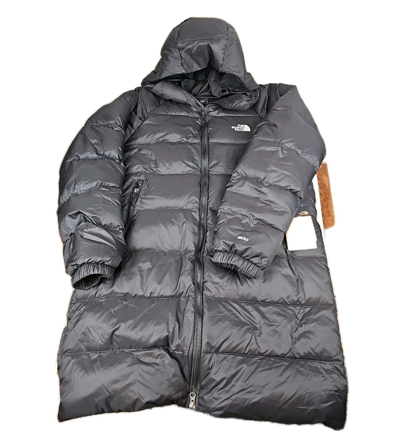 NWT The North Face Parka Hooded Hydren 600 Down Black Jacket Mens Size Large New