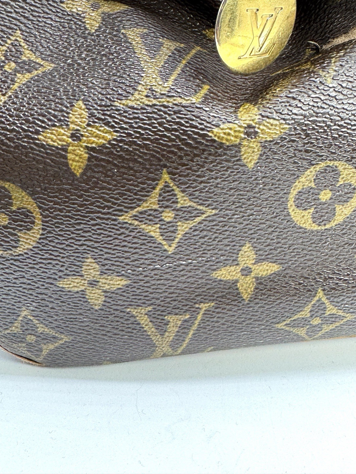 LOUIS VUITTON Tivoli GM Shoulder Handbag M40144 Monogram canvas Brown Used LV