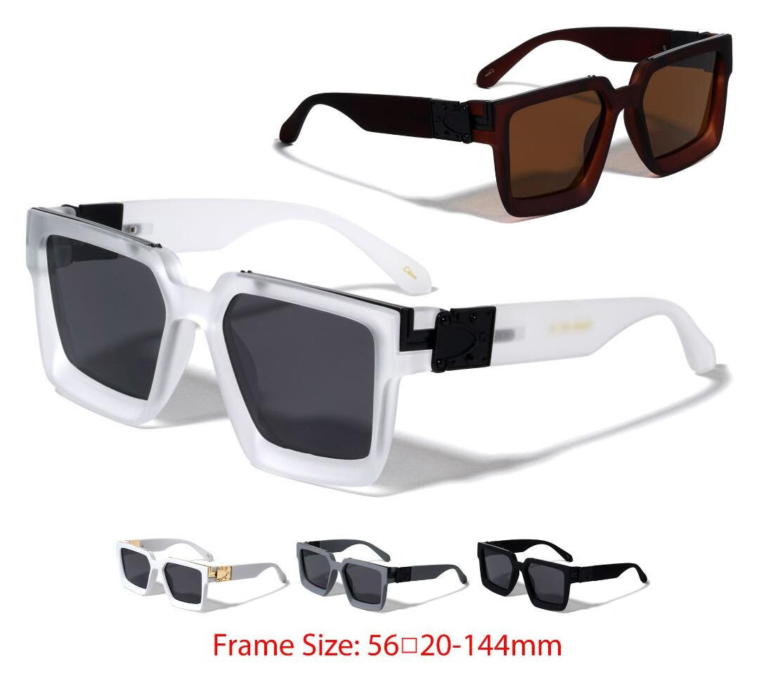 Oversized Thick Frame Hip Hop Sunglasses Retro Men’s Women Outdoor UV400 Glasses