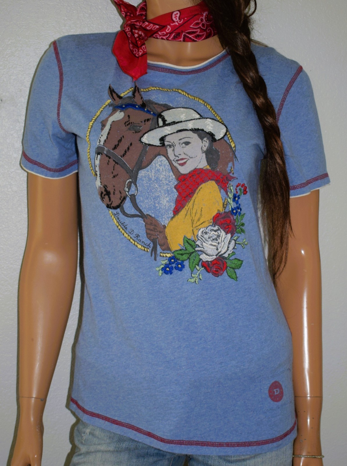 DOUBLE D RANCH Winner’s Circle Embroidered Top Small
