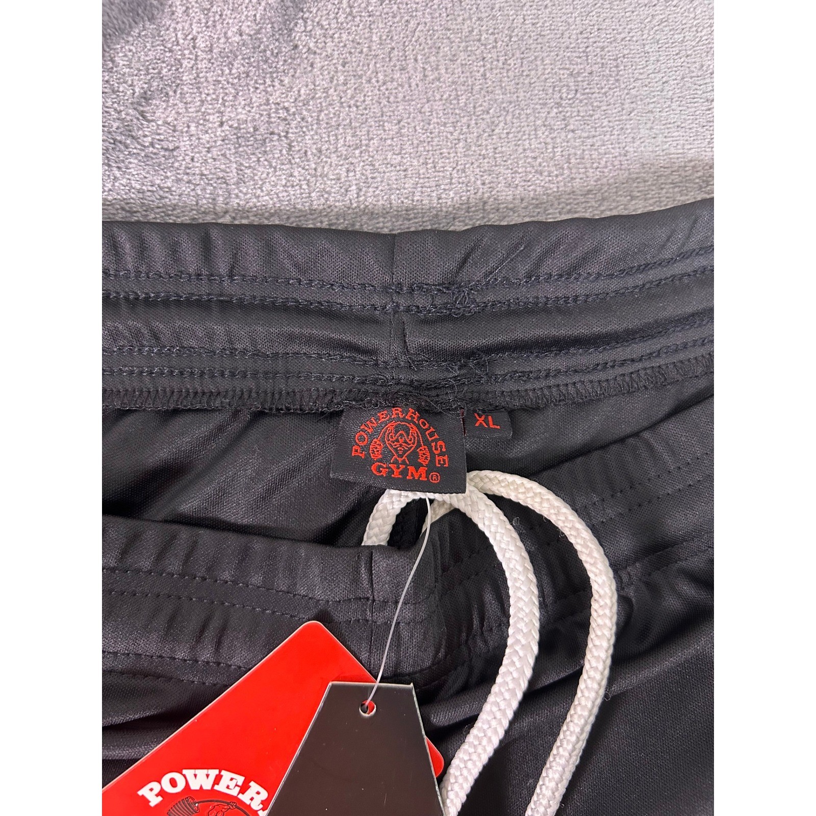 Y2K Powerhouse Gym Men’s Performance Training Shorts XL Black Athletic NWT