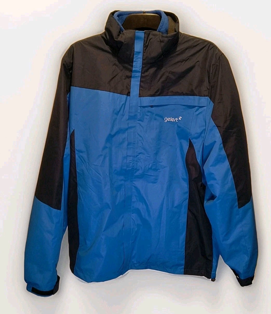 Gelert Mens 3 in 1 Jacket Royal Blue/ Navy Size XL Windbreaker Removable Hood