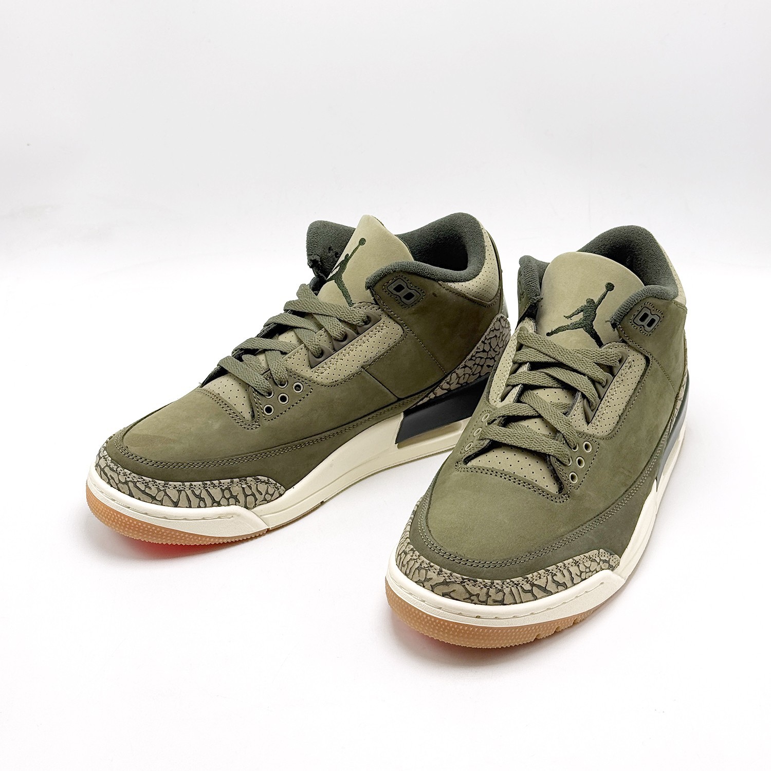 *NEW* Men NIKE Air Jordan 3 Retro MEDIUM OLIVE / SEQUOIA (DN3707 202) 👍