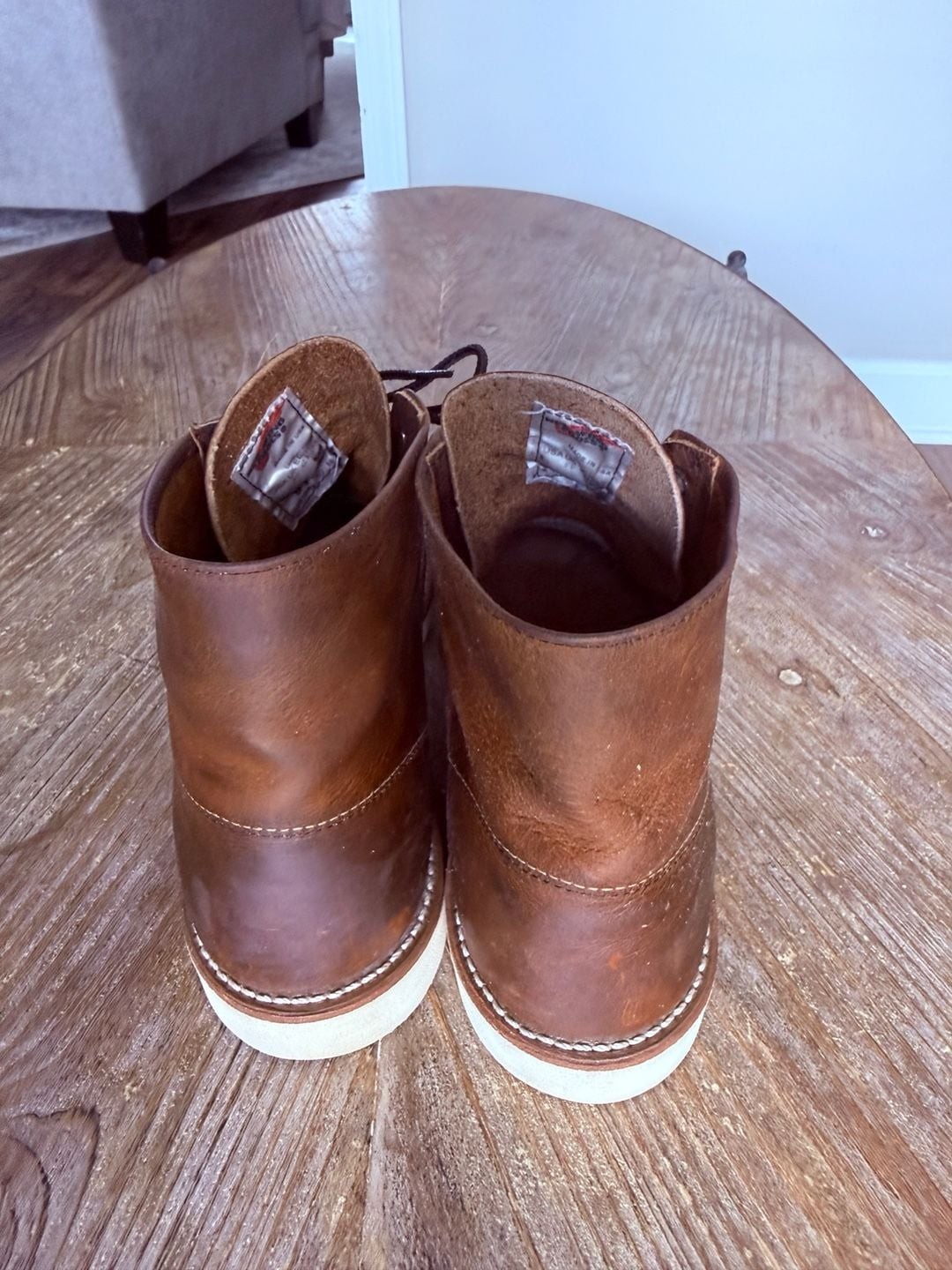 Red Wing 9111 Heritage Classic Round Toe Boots in Copper Rough & Tough Leather