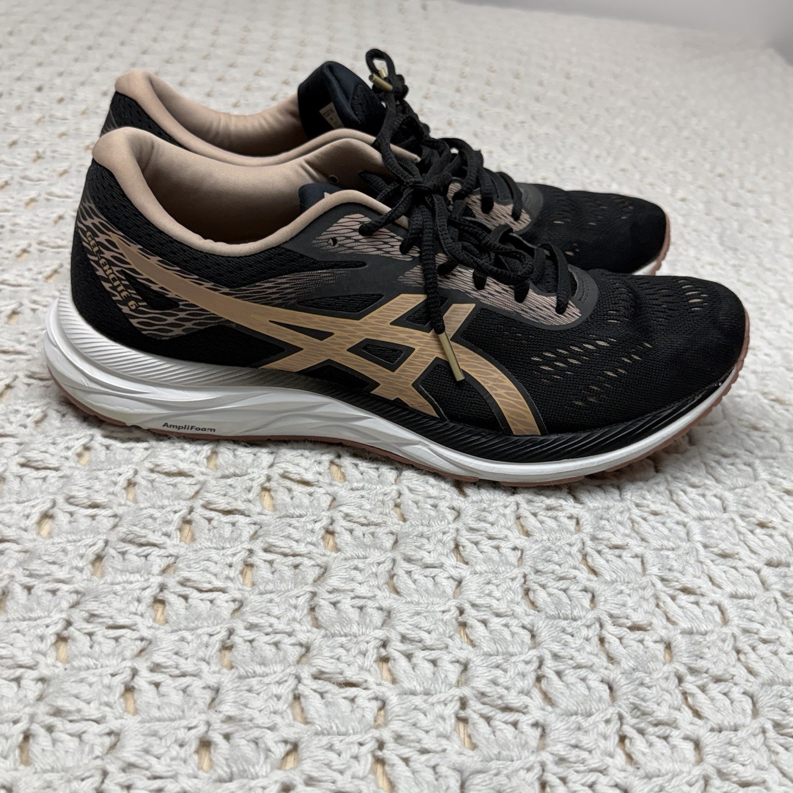 Asics Gel Excite 6 Running Athletic Sneakers Women’s Size 11 Black 1012A746
