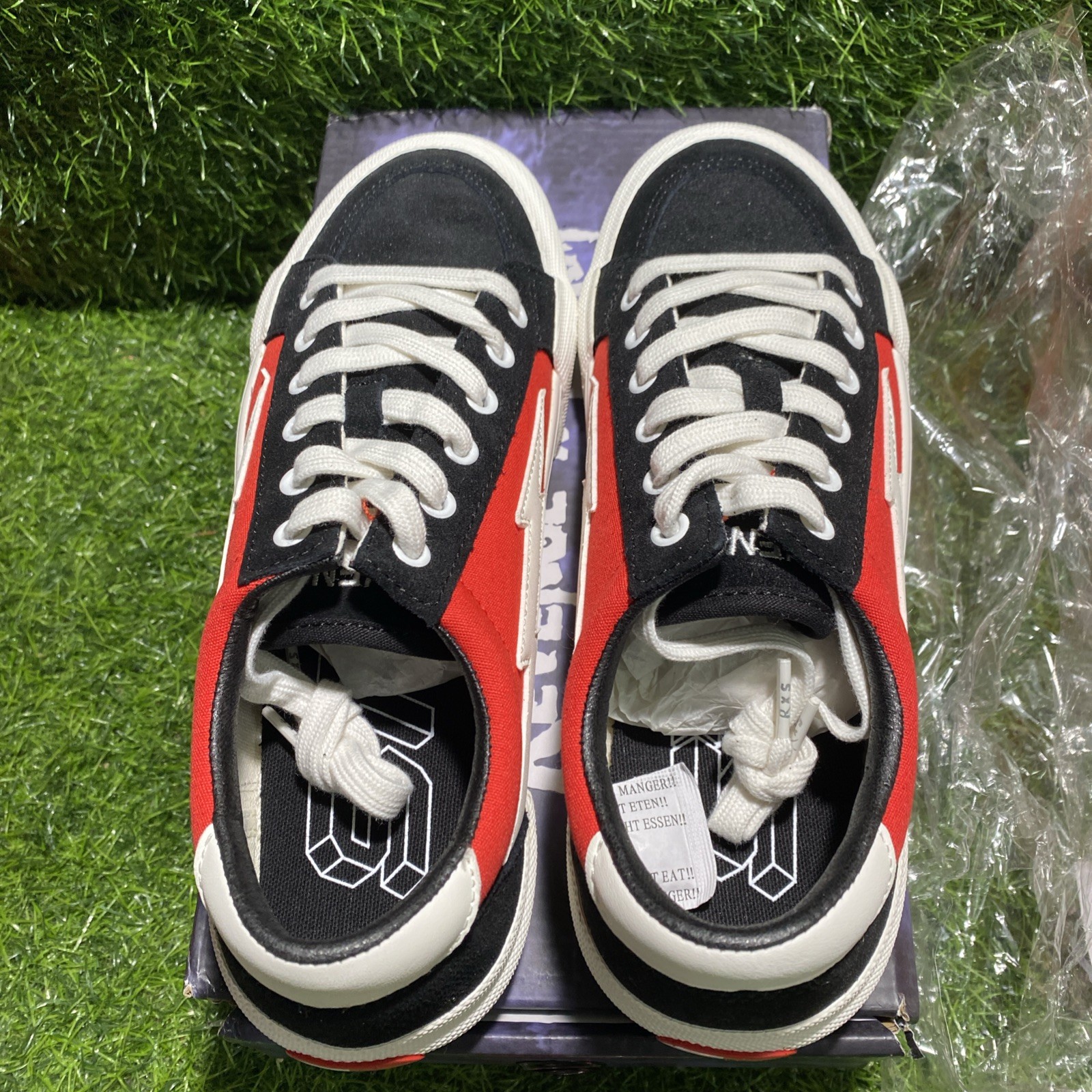 Revenge X Storm Vol.2 Black Red White Low Top Lace Up Size 8 Men’s Sneakers
