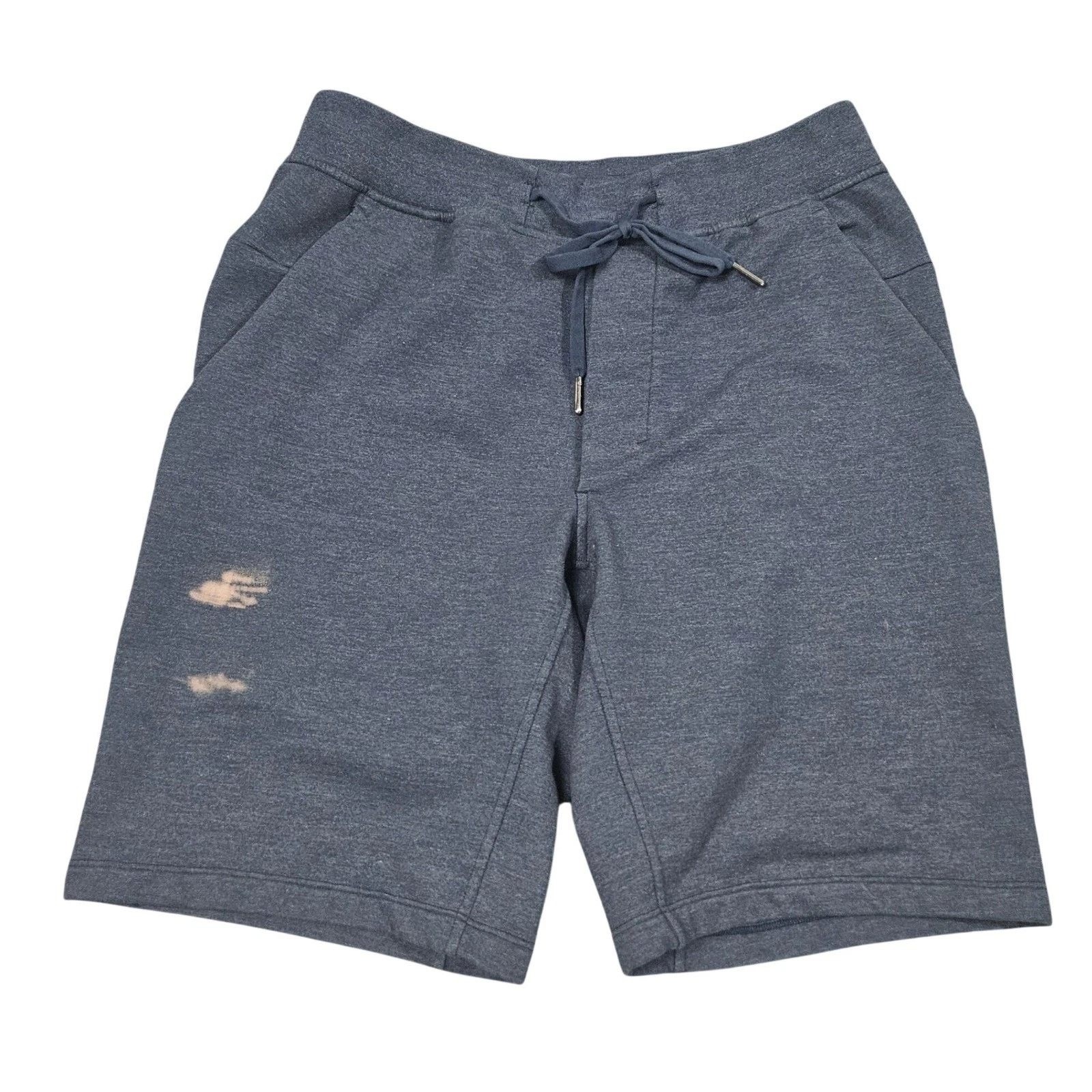 Lululemon City Sweat Shorts Mens Medium Navy Blue Athleisure Casual Elastic
