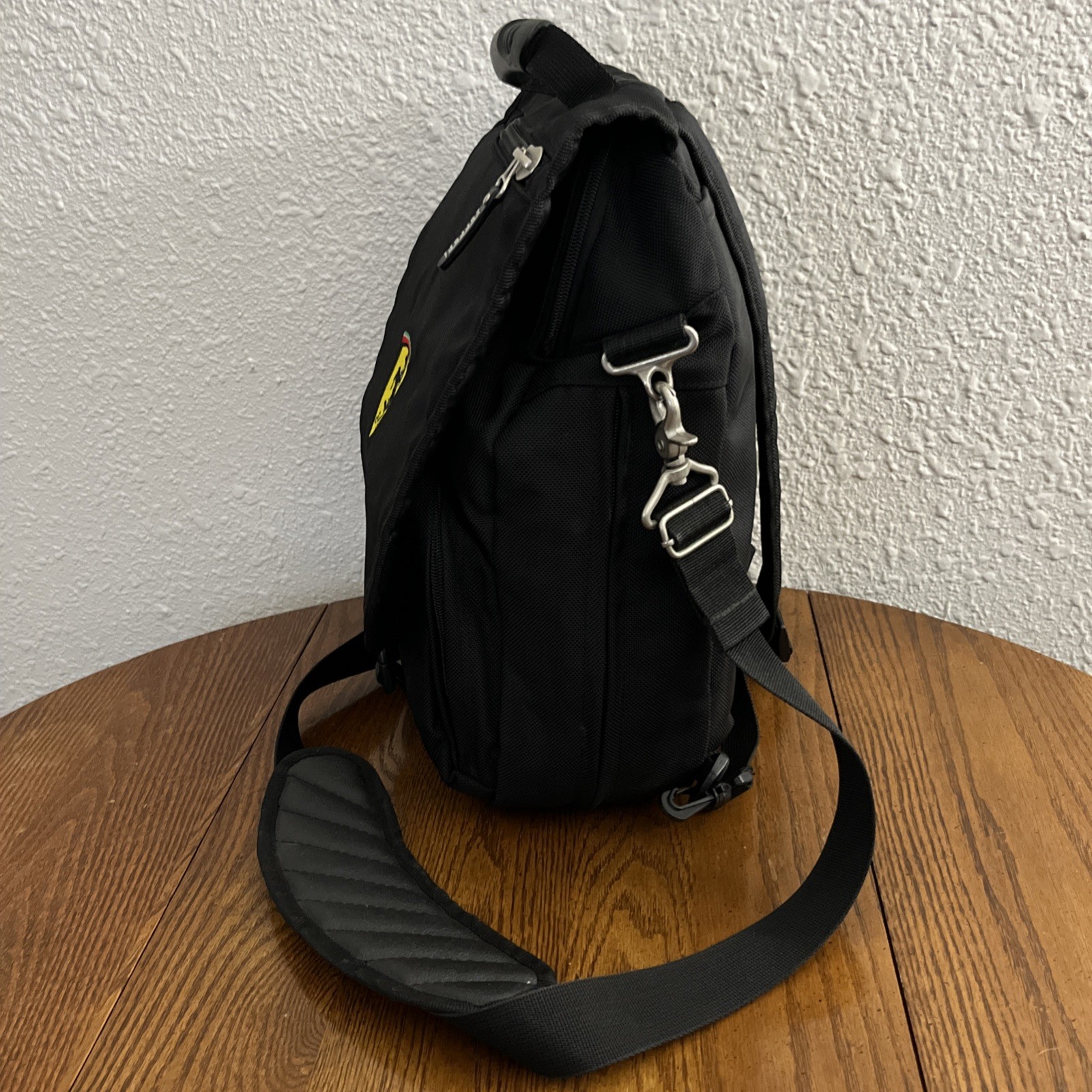 Vintage 2002 Ferrari Fila Backpack Messenger Bag Expandable Michael Schumacher