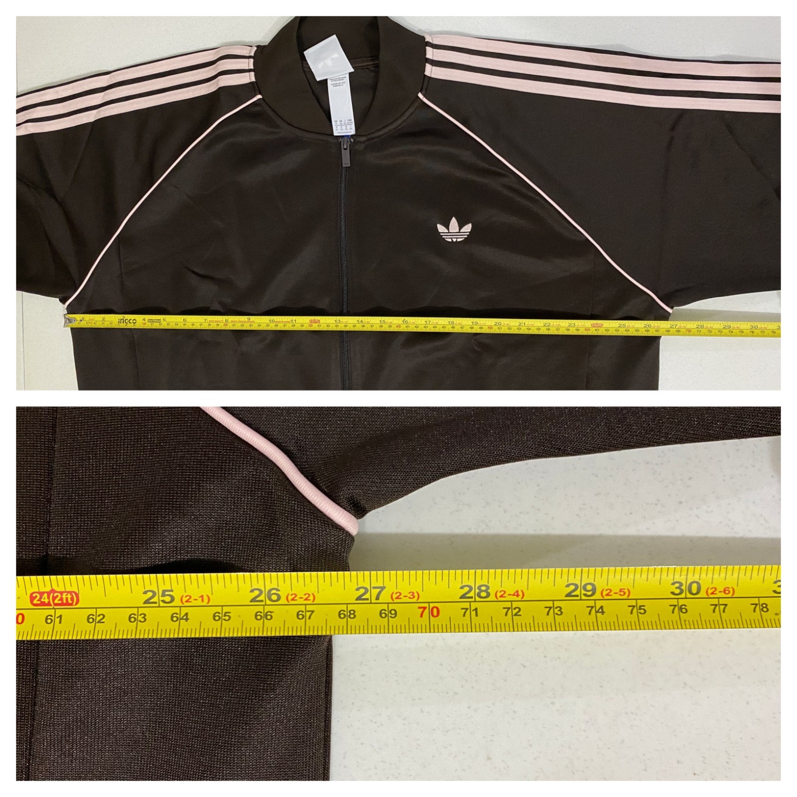 Adidas Originals Classics Superstar Tracksuit Aurora Coffee Sandy Pink Size 2XL