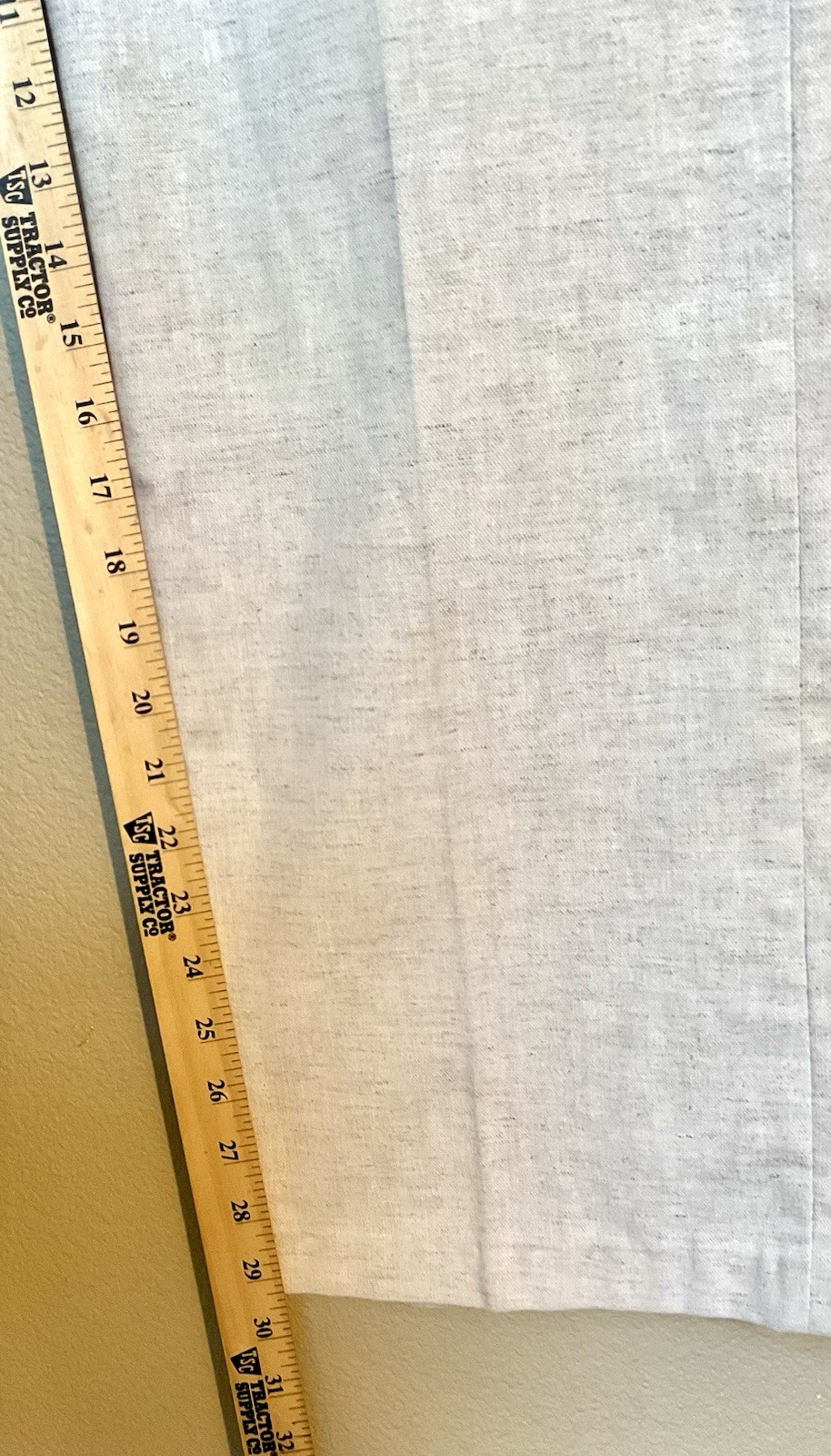 Levi’s VTG LINEN Slacks “trimcut” Trousers Womens Unlined Flat Front 33.5 In