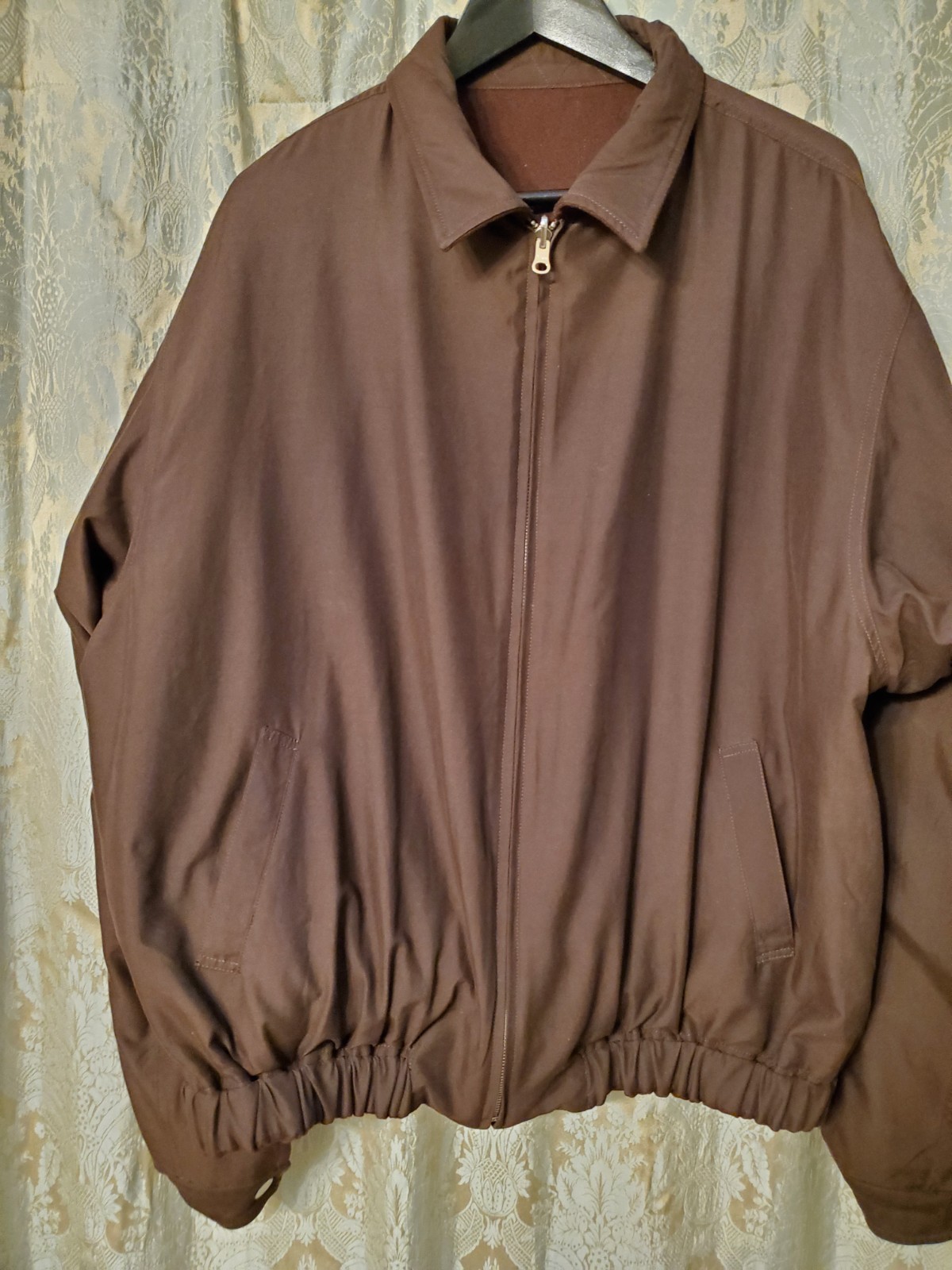 EVERGREEN EXPERT MAKERS MELTON JACKET – REVERSIBLE WOOL BLEND/ SYNTHETIC SIZE XL