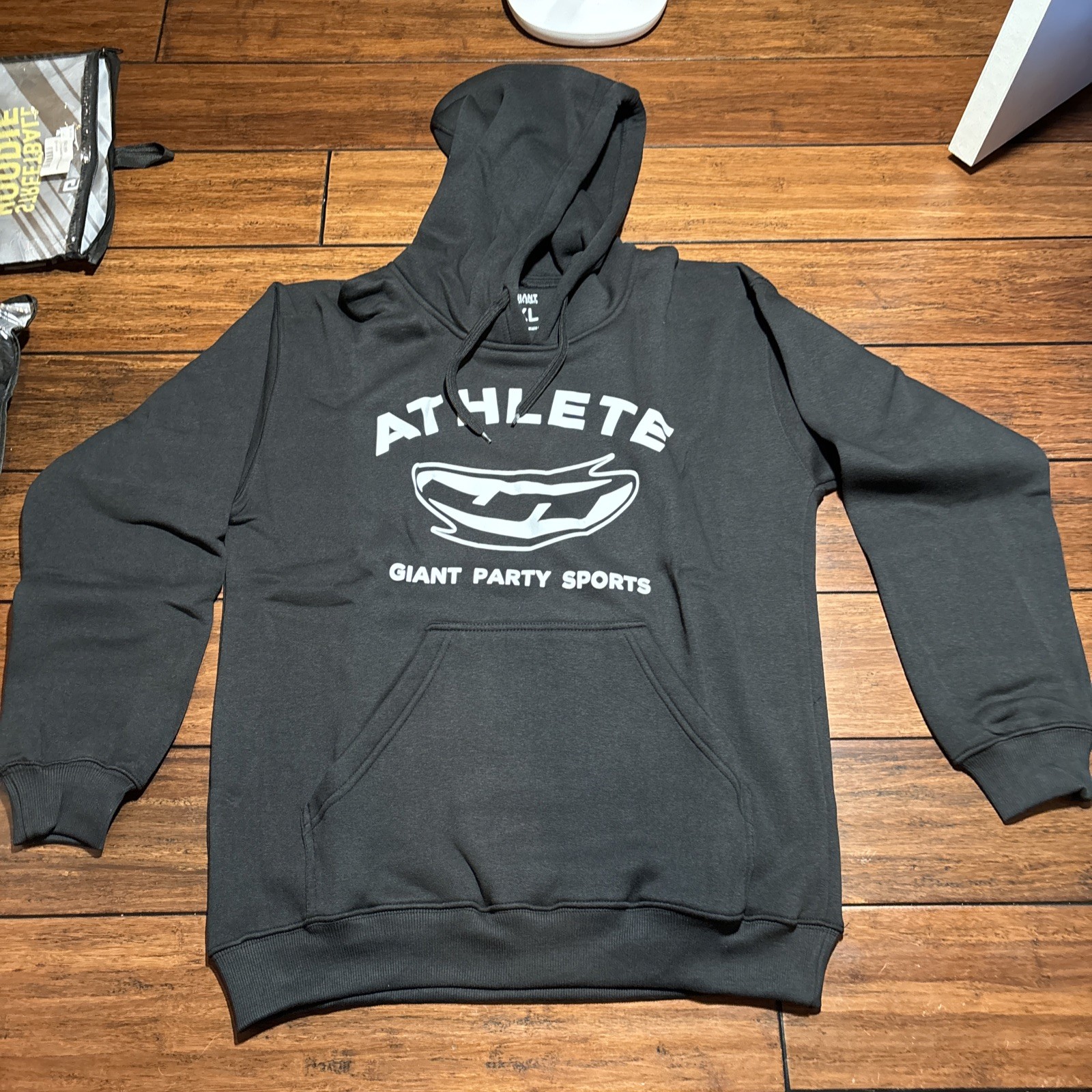 giant party sports Black Thick hoodie sweatshirt mens size XXL