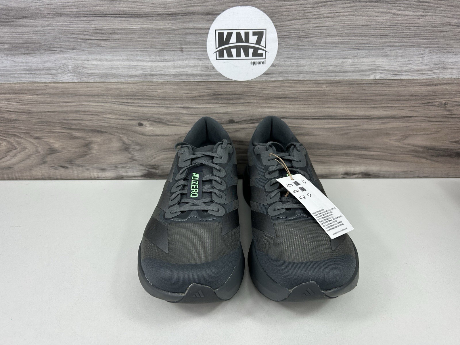 *Adidas ADIZERO EVO SL Grey Five Black Lime (KJ1364) Authentic Men’s Running