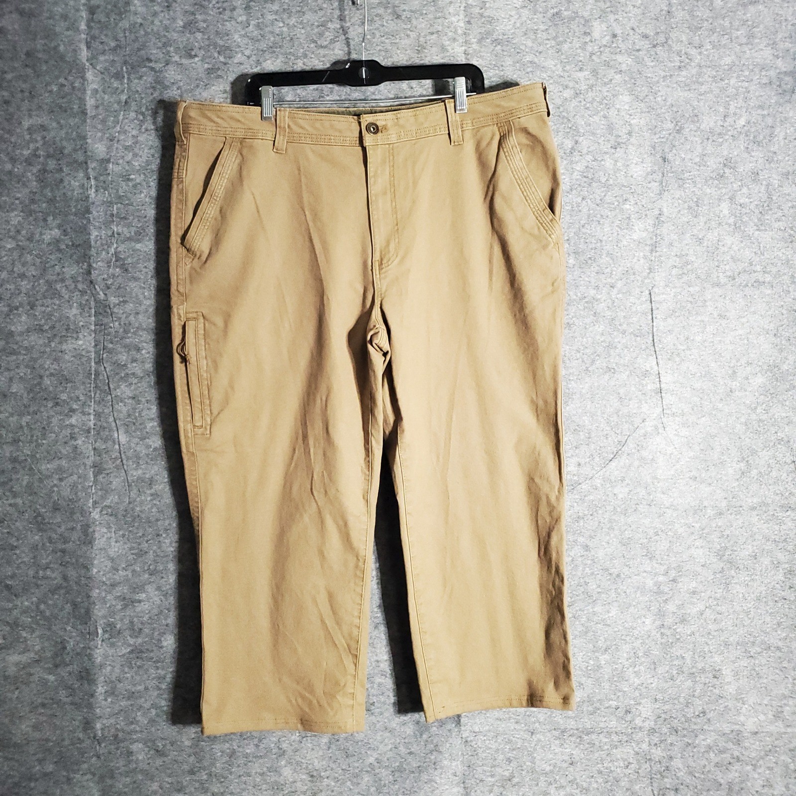 Legendary Outfitters Cargo Pants Mens 40×32 Tan Canvas Stretch Utility New NWT