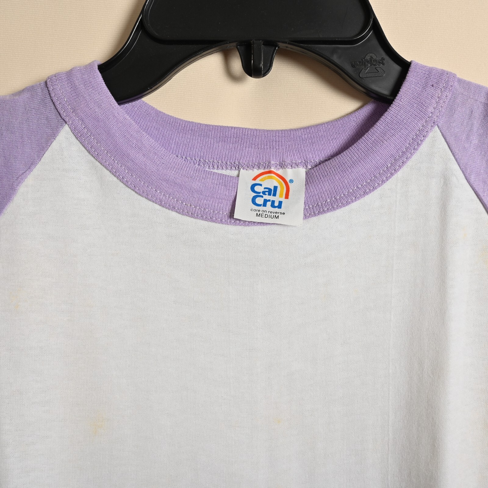 Vintage Cal Cru Baseball T-Shirts 3/4-Sleeve Size M – Lot of 2 – 4269