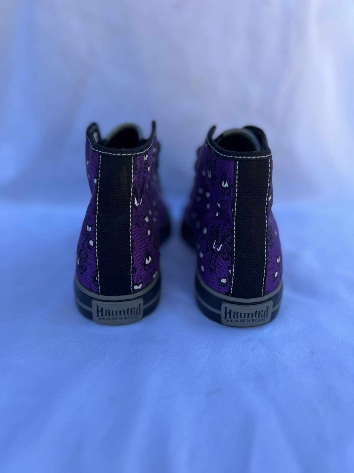 Disneyland Haunted Mansion 40th Anniversary High Top Canvas Sneakers Size 8