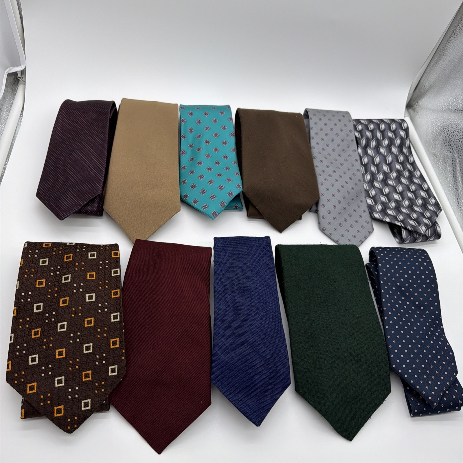 19 Neckties Various Brands – Men’s, Silk, Fabric, Wool, Polyester, Dress 😎⭐️