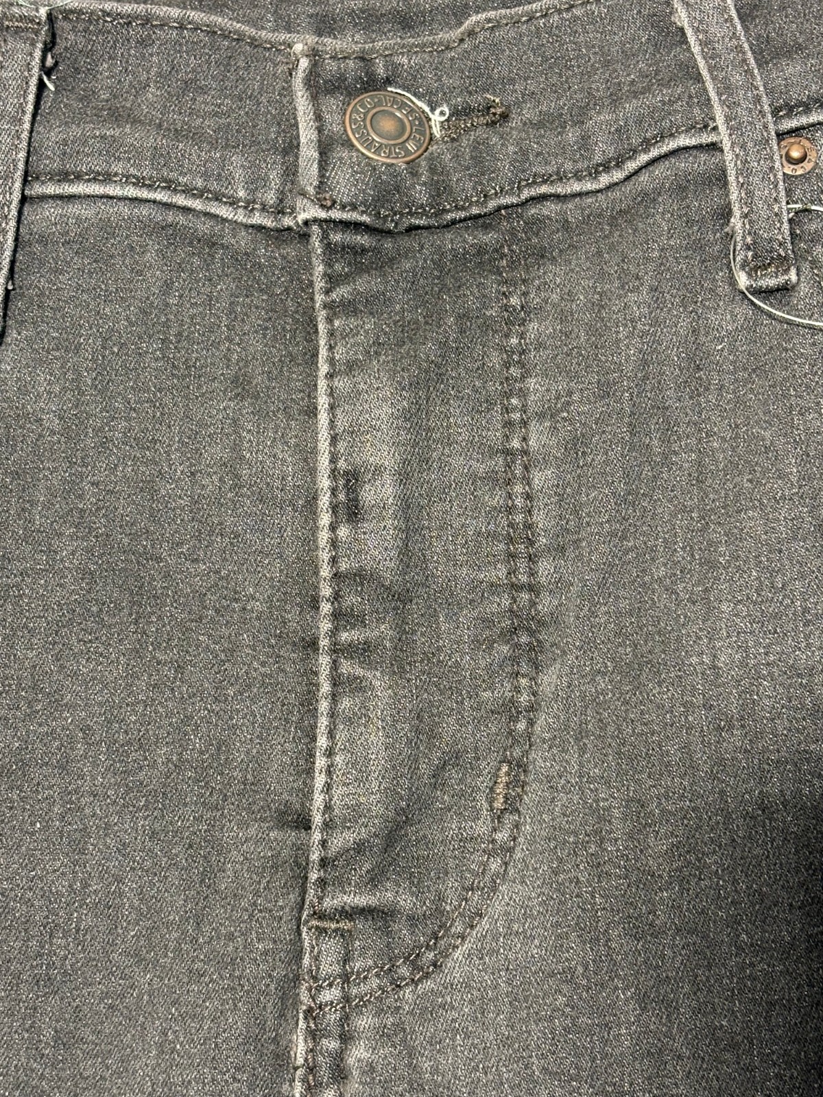 Levis Jeans Women 16 Short 33Wx30L Black Bloom 311 Shaping Skinny Mid Slimming