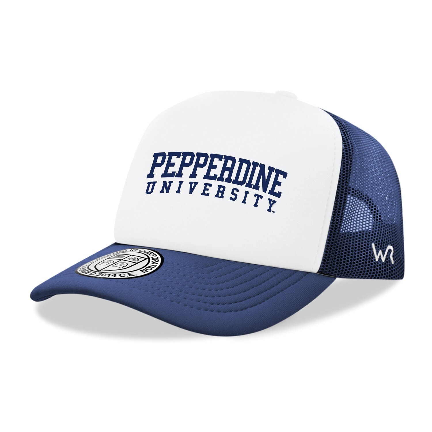 Pepperdine University Waves PU Trucker Mesh Snapback Game Day Hat