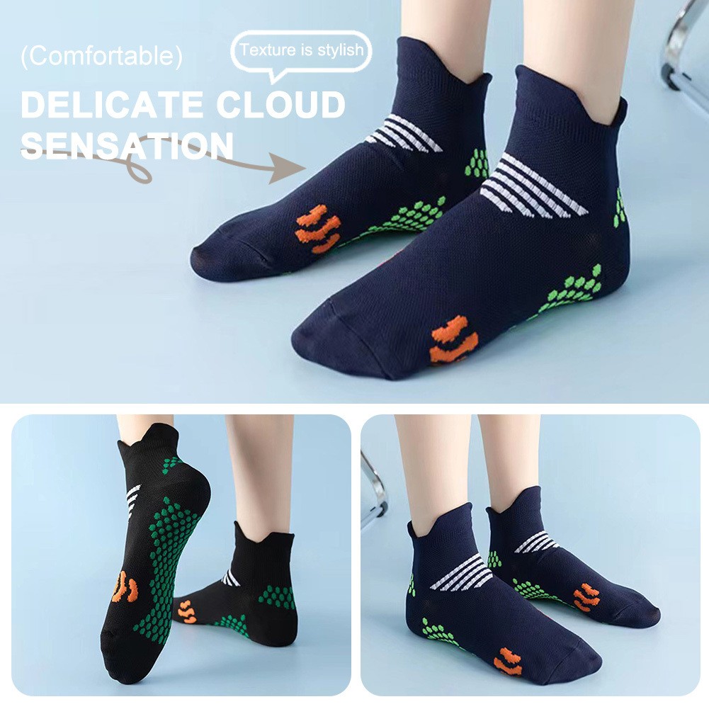(3-12Pairs) Compression Low Cut Ankle Cotton Cushion Athletic Running Socks -USA
