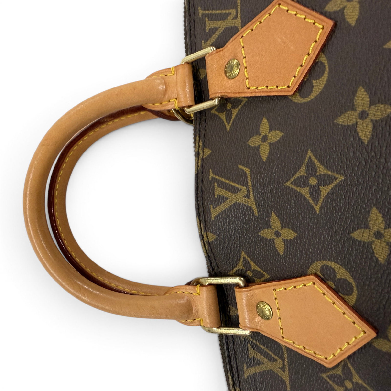 Louis Vuitton Alma PM Monogram Hand Bag M51130 Brown Top Handle Satchel France