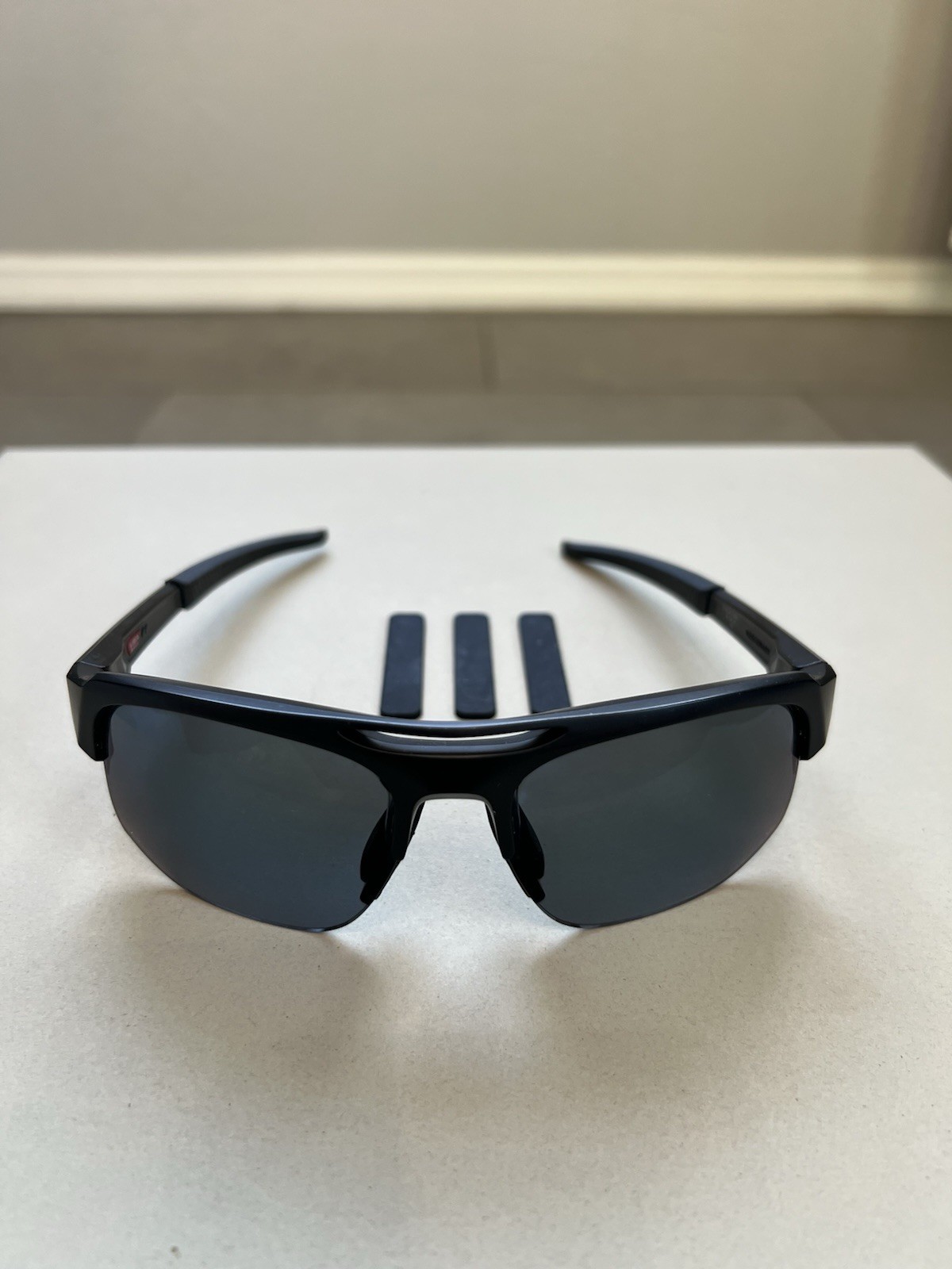 Oakley Mercenary Matte Carbon Low Bridge Fit Made In USA Sunglasses OO9424F-0668