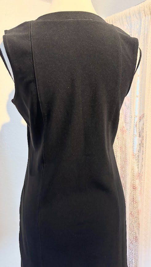 Vintage black Boston Proper above knee Travel Dress size PS great condition