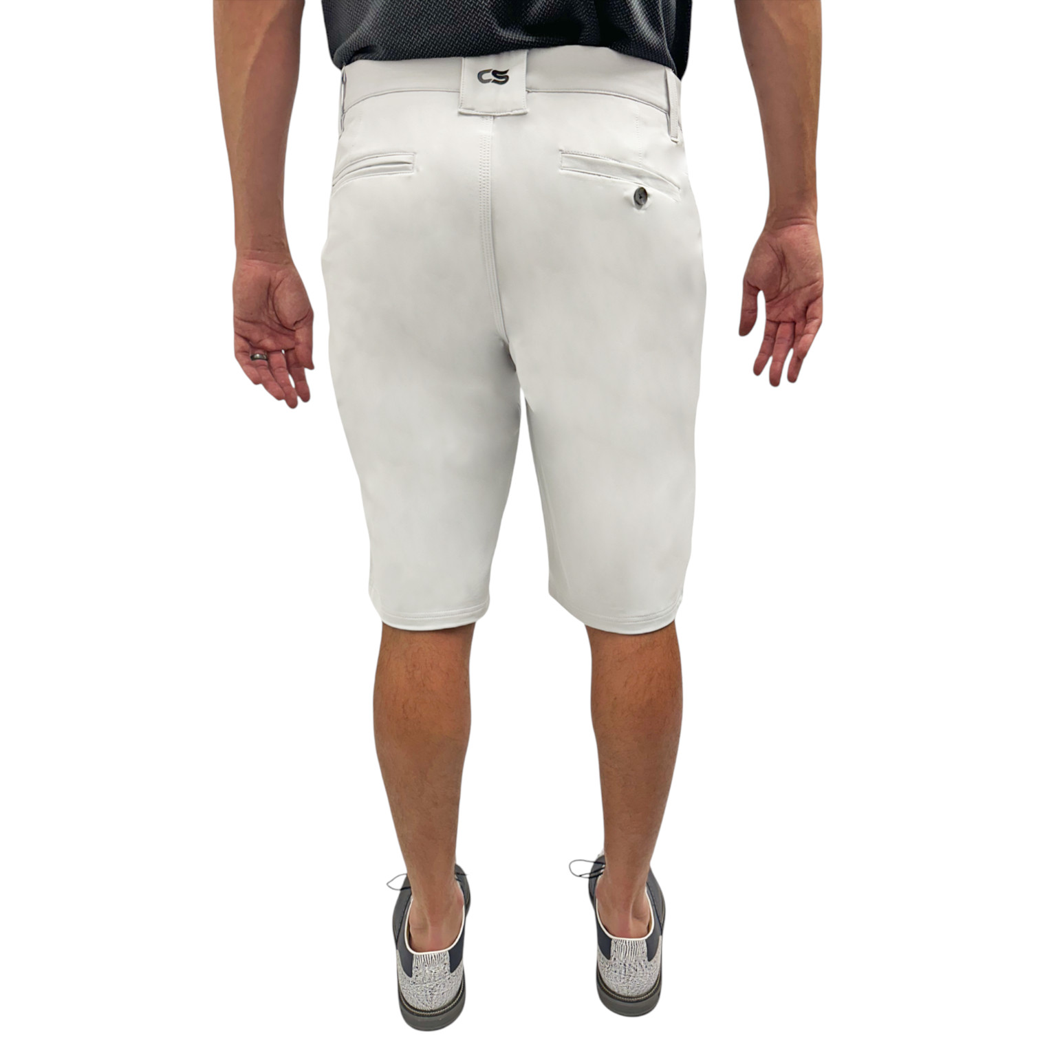 Mens Golf Shorts 11.5″ Inseam Long Tall Athletic Quick Dry Stretch Elastic Waist