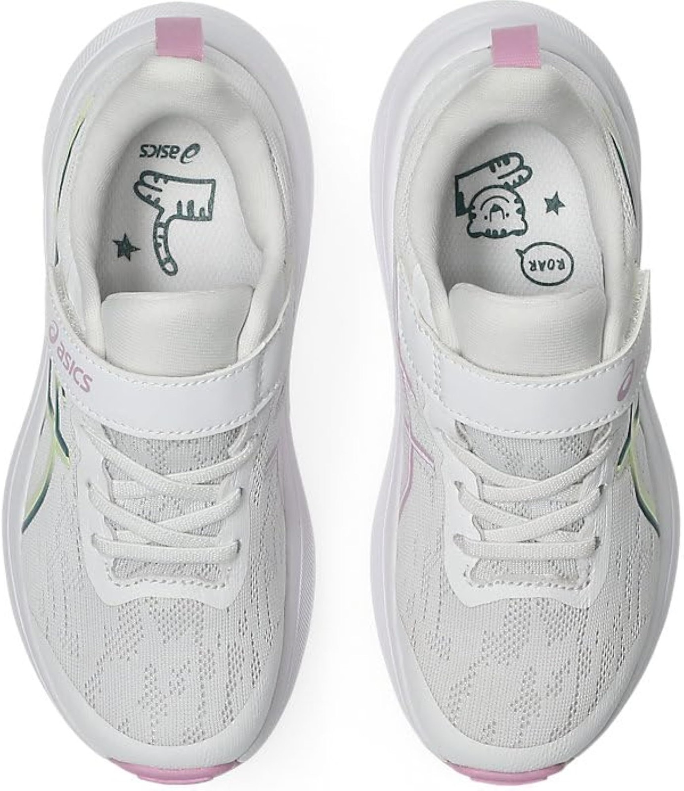 ASICS Unisex-Child Gt-1000 14 Ps – White/Hazy Lilac – 12 Little Kid