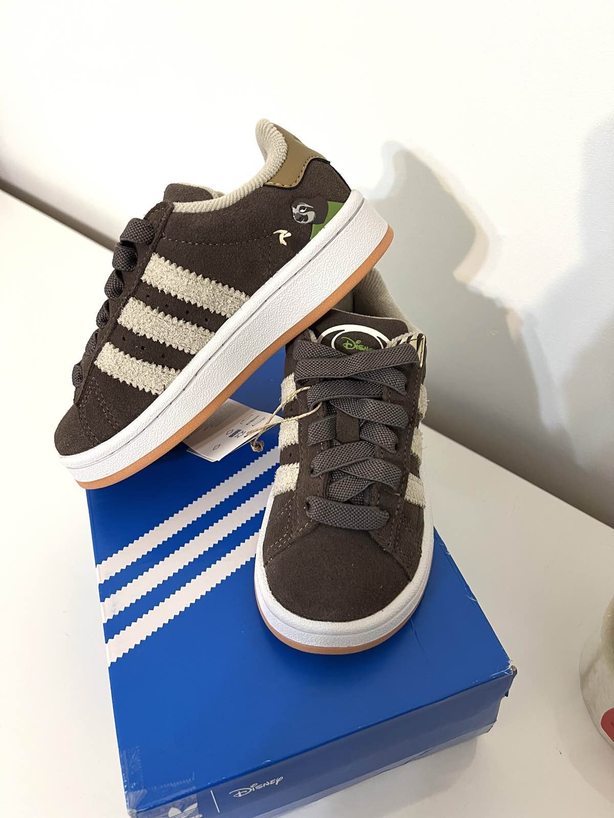 New Adidas Disney Campus 00s Low Top Brown Kids Sneakers 11K